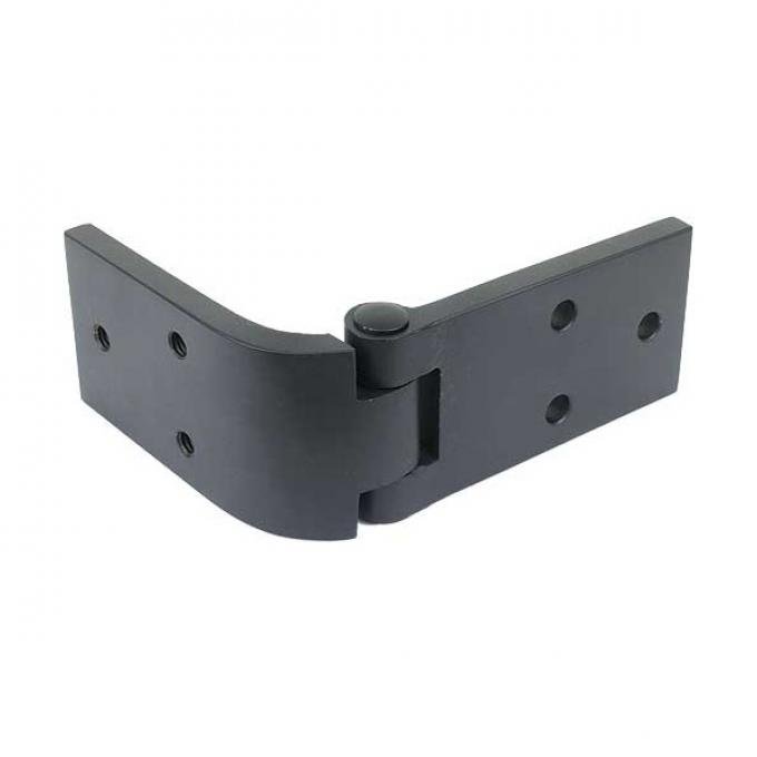 Door Hinge - Painted Black - With Oversize Pin & Bronze Bushings - Right Upper Or Lower