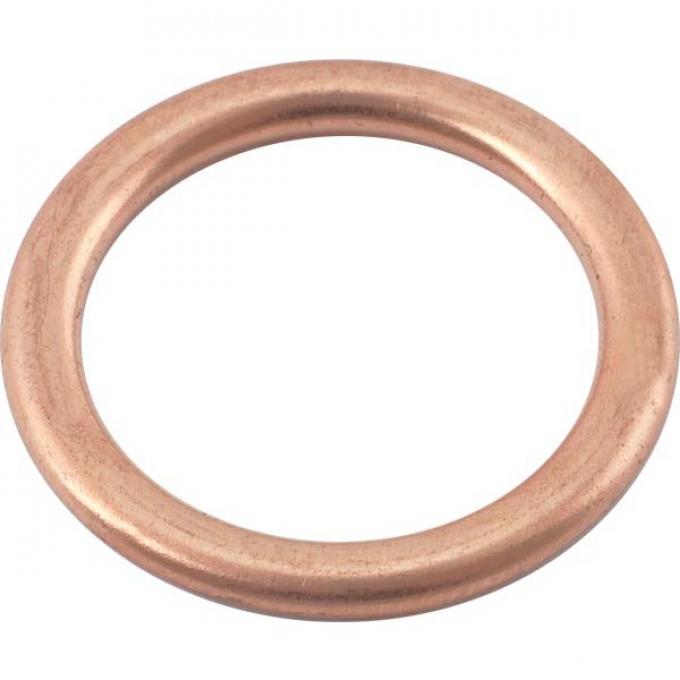 Oil Pan Drain Plug Gasket - Copper - Use With B6730 Or B6730M - 4 Cylinder Ford Model B