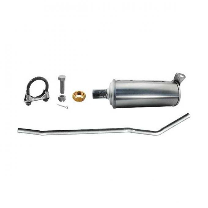 Model T Ford Muffler Kit - Includes Steel End Muffler