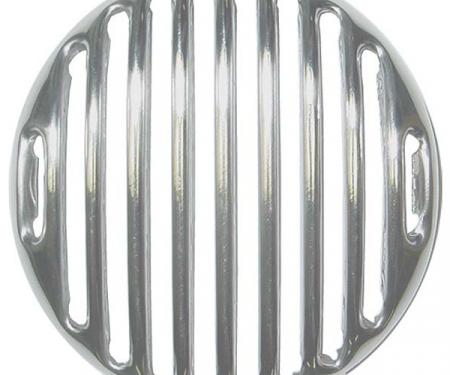 Front Fender Horn Grille Cover - Stainless Steel - Ford Passenger