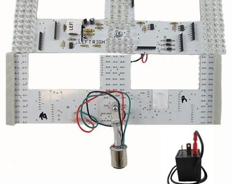 Mustang Deluxe Non-Sequential LED Tail Light Lamp Kit, 1970