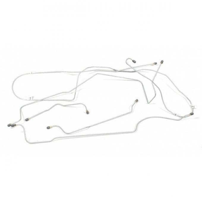 Falcon Brake Line Kit, Front To Rear, 6 Cylinder, Manual Drums, OE Steel, 1960-1963