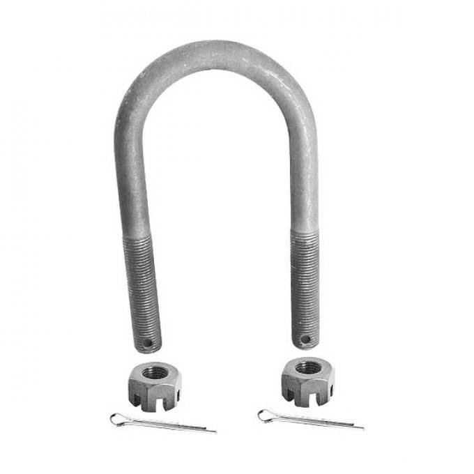 Front Spring U-Bolt - 5 Depth - Round Top - Ford