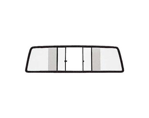 Ford Pickup Truck Sliding Rear Window - Light Gray Tinted Glass - 55-5/16 Wide X 13-3/16 High
