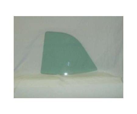 Quarter Window Glass, Rear, Left Or Right Side, 2 Door Wagon, Galaxie, Fairlane, Full Size Mercury, 1960-61