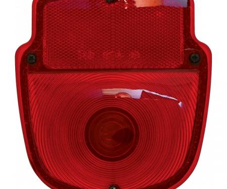 Ford Pickup Truck Tail Light Assembly - Flareside Pickup - Shield Type - Black Housing - Right