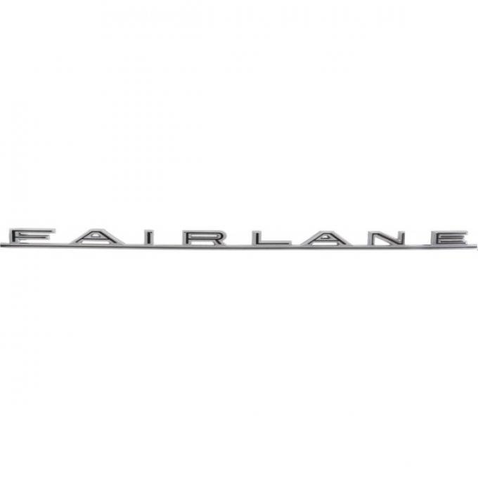 Quarter Panel Letter Set - Fairlane - Chrome - Body Styles 54A, 62A & 71D