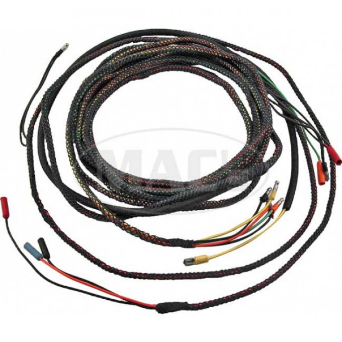 Body Wiring Harness - 13 Terminals - With Turn Signal And Back-Up Light Wires - Molded Ends - Ford Only