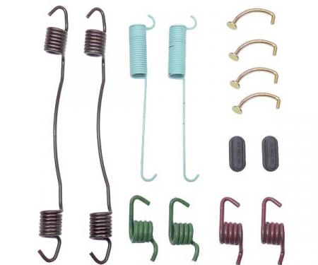 Ford Pickup Truck Drum Rear Brake Hardware Kit - Front - With 12 x 3 Brakes - 2 Wheel Drive - F350