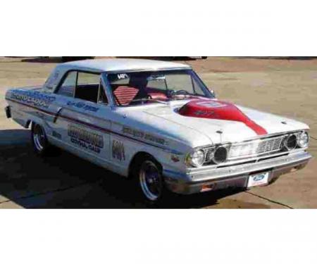 Teardrop Hood, Fiberglass, Fairlane, 1965