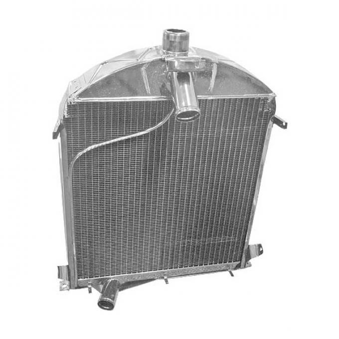 Model A Ford Radiator - 3 Row - 5-1/2 Fins Per Inch - Flat Tube
