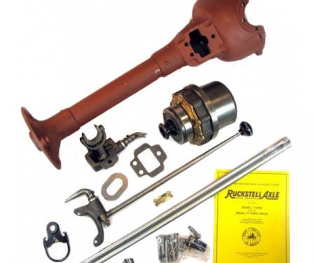 Model T Ford Ruckstell Axle Kit - Large Drum - Left Housing& Backing Plate Core Required