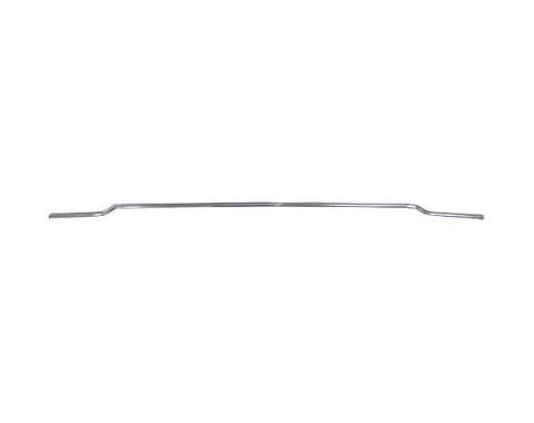 Ford Mustang Trunk Lid Moulding - Polished Aluminum - Coupe & Convertible