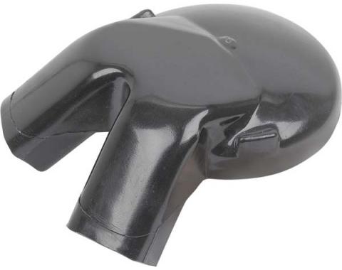 Distributor Cap - Outer Cover - Black - V Looking - V8 - Ford Commercial & Truck