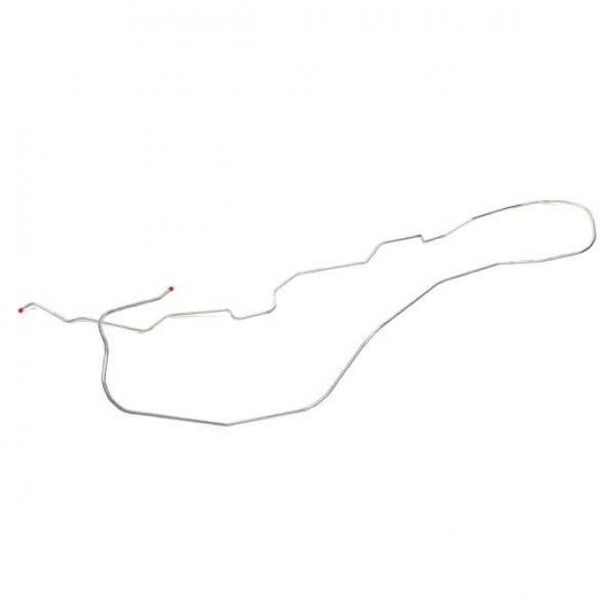 Fuel Tank To Pump Line, OE Steel, 3/8", Full-Size, 1965-1966