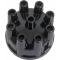 Ford Thunderbird Distributor Cap, Replacement, Black, Aluminum Contacts, For All Engines, 1957-66