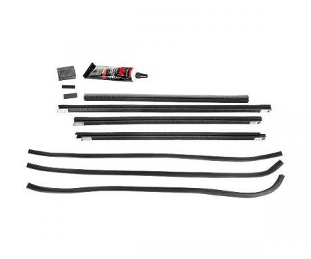 Window Channel Kit - Rear Doors & Quarter Windows - Ford Fordor Sedan