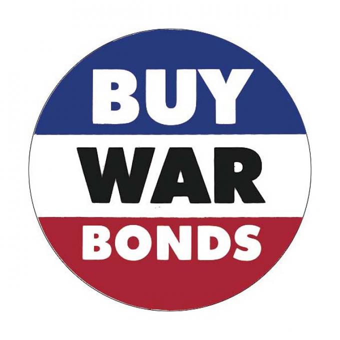 Nostalgia Decal - Buy War Bonds - 2-3/4 Tall
