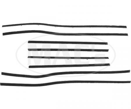 PUI 59 EDSEL 4 DR SEDAN WINDO 200639 | Belt Weatherstrip Kit, 1959 Ranger and Corsair 4 Door Sedan