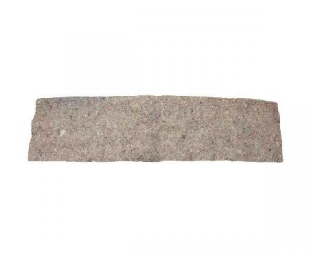 Rear Window Package Tray Insulation - Sedan