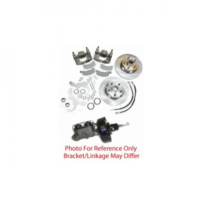 Front Disc Brake Conversion Kit, With Power Booster & Master Cylinder, Fairlane, Galaxie, Ranchero, 1957-1959