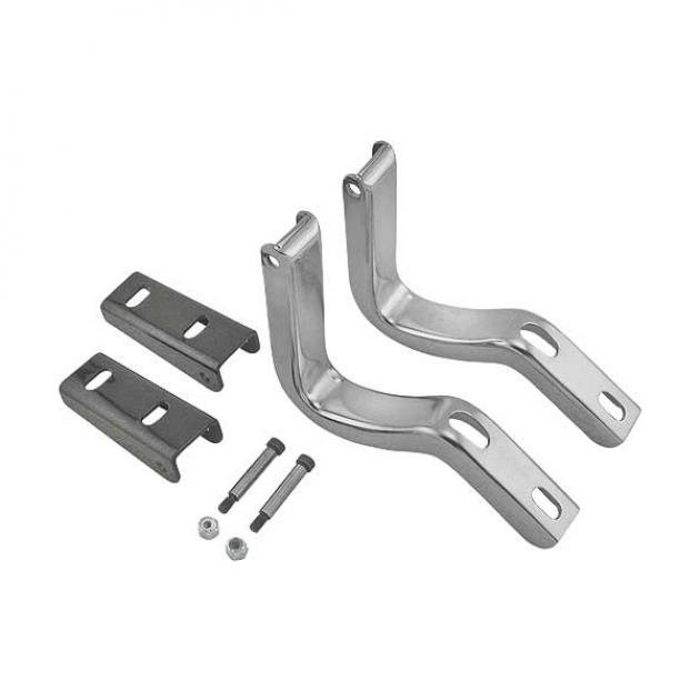 Trunk Lid Hinges Inner Stainless Steel Ford Coupe