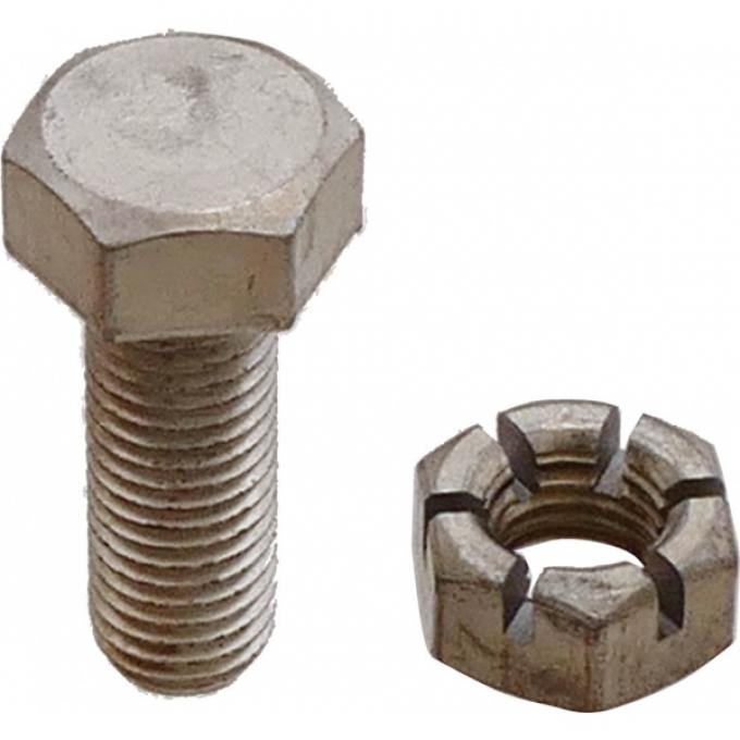 Emergency Brake Handle To Firewall Hardware Kit - Cadmium Finish - Ford & Mercury