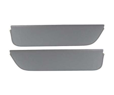 Ford Pickup Truck Sun Visors - New Style - Gray Corinthian Grain Vinyl - Ford F100 To Ford F900