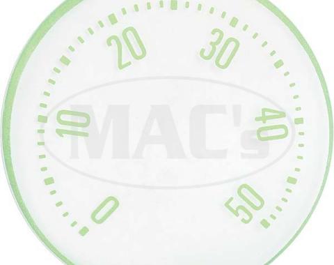 Tachometer Face Plate - With Recessed Numbers