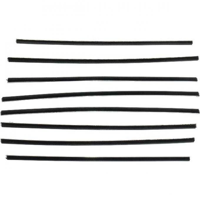 PUI 52-54 FORD 2 DR HTOP WIND 990855 | Belt Weatherstrip Kit/ 8 Pcs/ Ford 2dr Hardtop, 1952-1954