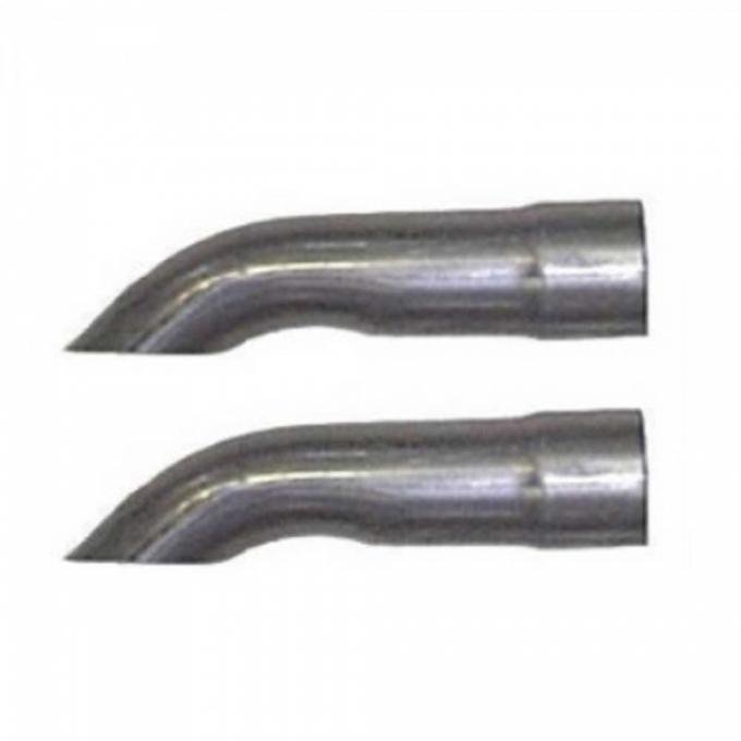 Ford Mustang Exhaust Tips, Turned Down Tips 2.25”  1967-73