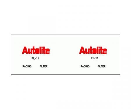 Autolite F-11 Racing Oil Filter Decal - Comet & Montego