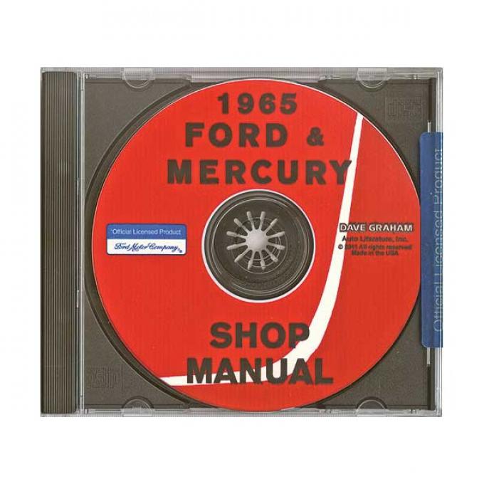 Ford and Mercury Car Shop Manual CD - For Windows OperatingSystems Only
