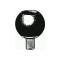 Ford Thunderbird Gearshift Lever Knob, Black, Plastic, Ford-O-Matic, 1955-57