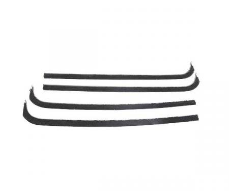 PUI 61-67 FORD ECONOLINE WIND 990844 | Belt Weatherstrip Kit - With 2 Inner &amp; 2 Outer Window Fuzzies