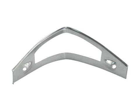 Ford Pickup Truck Parking Light Bezel - Polished Stainless Steel - F1 Thru F3