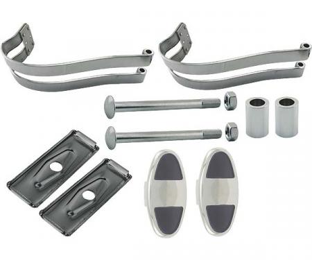 Model A Ford Rear Bumper Master Kit - Polished Stainless Steel - Late 1928-29 Only