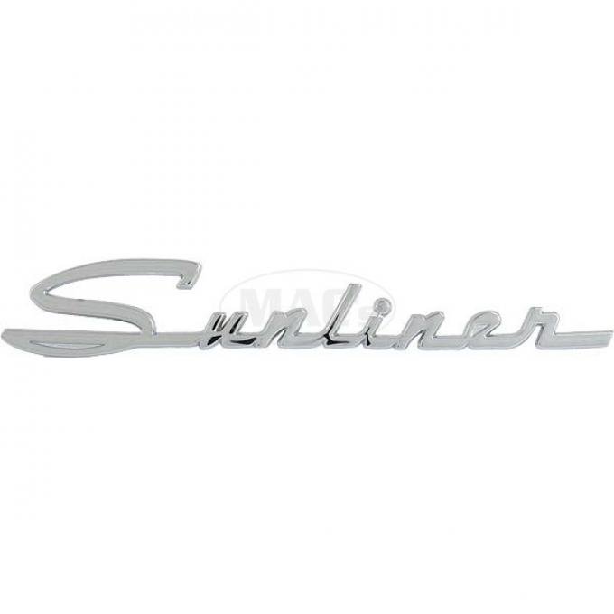 Door Script Nameplate - Sunliner - Chrome - Ford