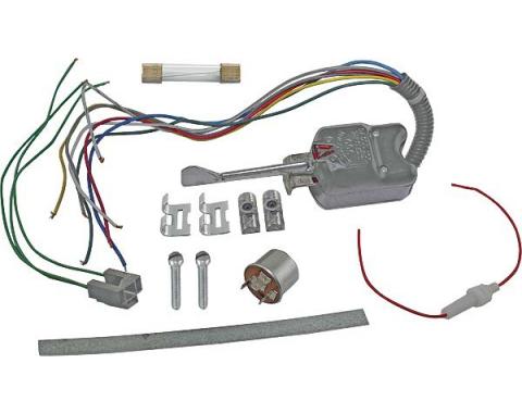 Turn Signal Switch Kit - 12 Volt Negative Ground - Ford