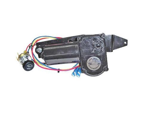 Ford Thunderbird Windshield Wiper Motor Kit, Includes Motor & Wiring & A New Switch, 1958-60