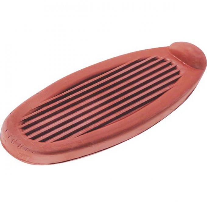 Model A Ford Brake & Clutch Pedal Pad Set - Red Rubber