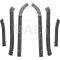 Ford Thunderbird Soft Top Partial Seal Kit, 6 Pieces Needed To Seal Over Both Doors, 1955-57