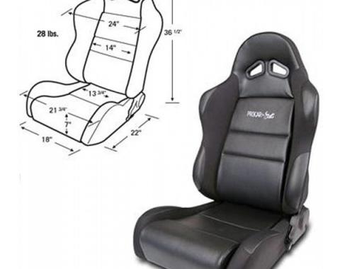 Mustang Bucket Seat, Sportsman Series, Right