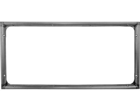 Model A Ford Rear Window Garnish Moulding - Coupe & Tudor Sedan - Also Fits 1928-29 Special Coupe & 1929-31 Fordor Briggs Sedan - Steel