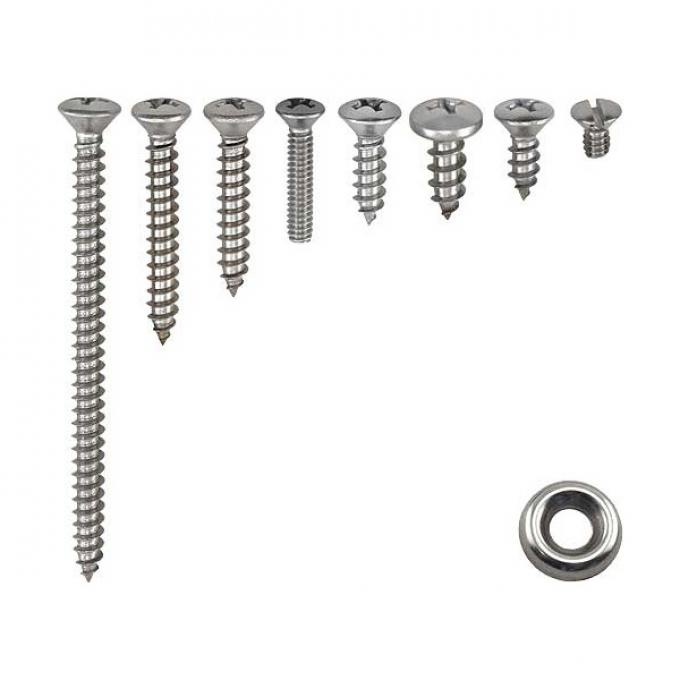 Interior Trim Screw Kit - Ford Victoria Hardtop