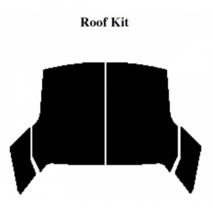 Insulation Kit, Roof Kit, 1955-56