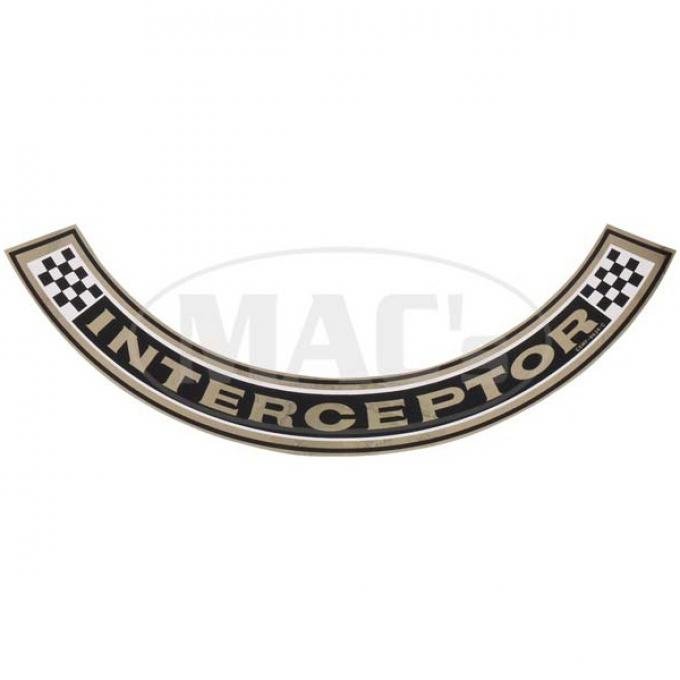 65 Interceptor 330 Hp Air Cleaner Decal