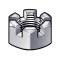 Castle Nut - Chrome - 5/16-24