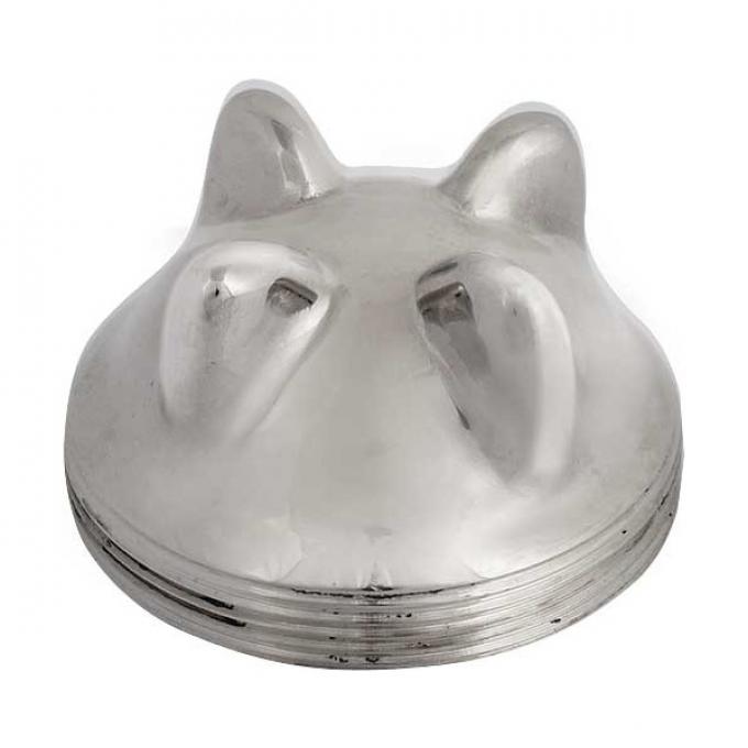 Model T Ford Radiator Cap - Nickel - Low Fin Style