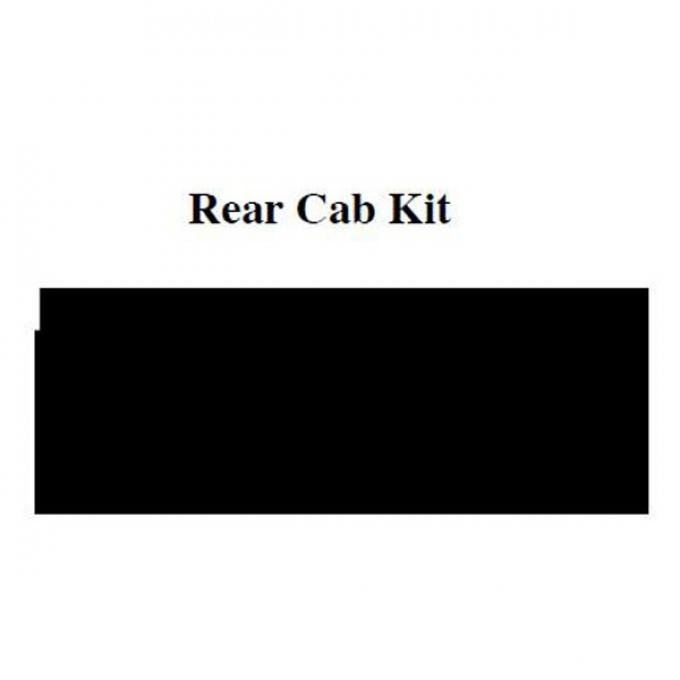 AcoustiSHIELD - Rear Cab Insulation Kit - Half-Cab Pickup